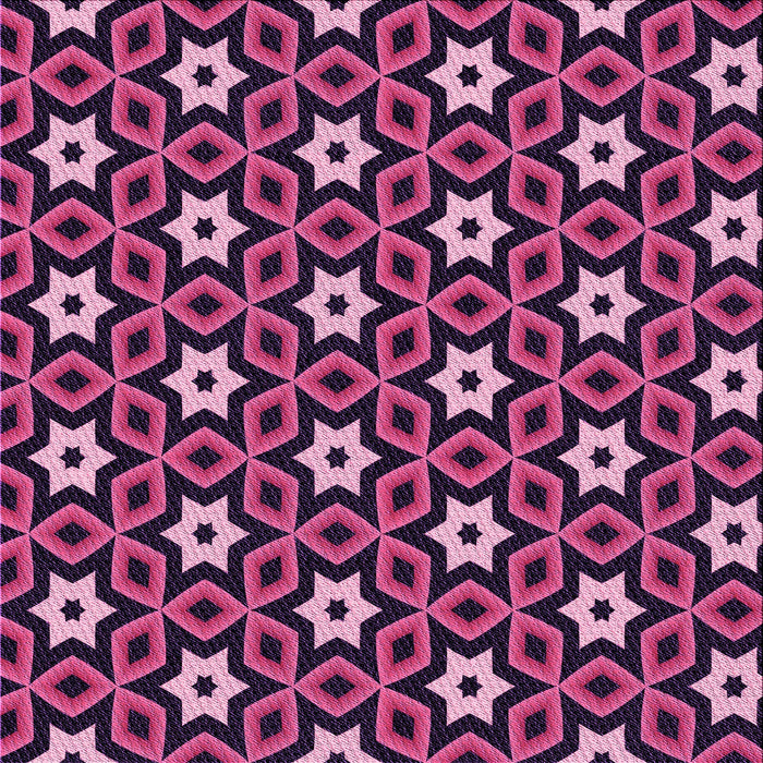 Round Machine Washable Transitional Orchid Purple Rug, wshpat2506pur