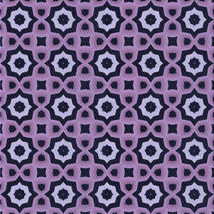 Round Machine Washable Transitional Bright Lilac Purple Rug, wshpat2507blu