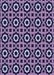 Patterned Bright Lilac Purple Rug, pat2507blu