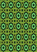 Patterned Green Rug, pat2507grn