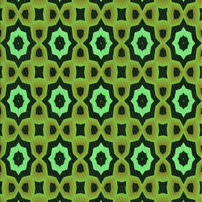Patterned Green Rug, pat2507grn