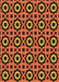 Patterned Orange Rug, pat2507org