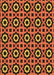 Machine Washable Transitional Orange Rug, wshpat2507org