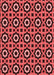 Patterned Red Rug, pat2507rd