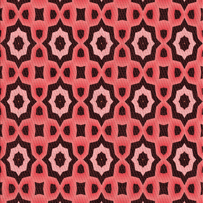 Patterned Red Rug, pat2507rd