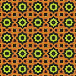 Sideview of Machine Washable Transitional Orange Rug, wshpat2507