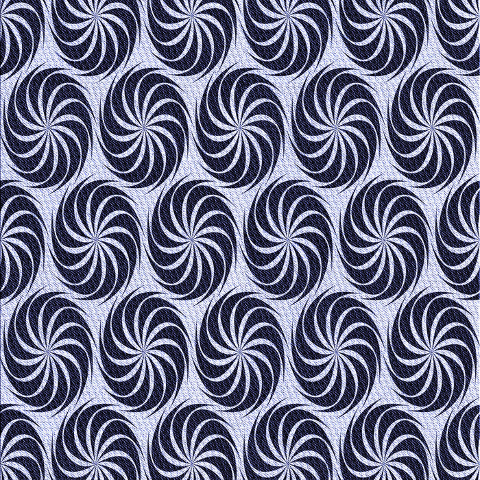 Patterned Night Blue Rug, pat2508blu