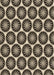 Patterned Midnight Gray Rug, pat2508brn