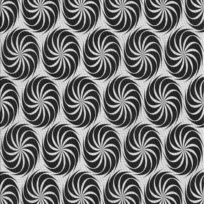 Patterned Midnight Gray Rug, pat2508gry