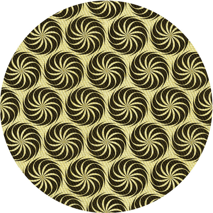 Square Patterned Midnight Gray Rug, pat2508yw