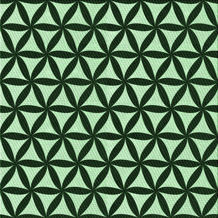 Round Machine Washable Transitional Pastel Green Rug, wshpat2509grn