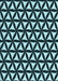 Patterned Deep Teal Green Rug, pat2509lblu