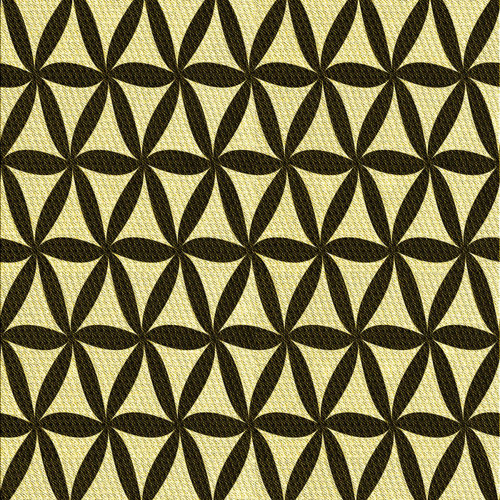 Patterned Metallic Gold Rug, pat2509yw