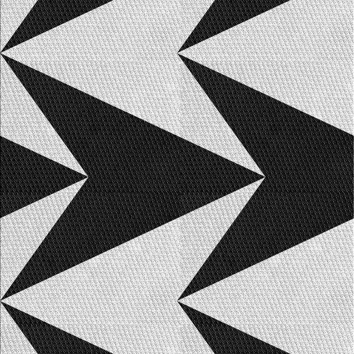 Patterned Light Gray Novelty Rug, pat250