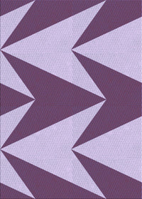 Machine Washable Transitional Purple Rug, wshpat251blu