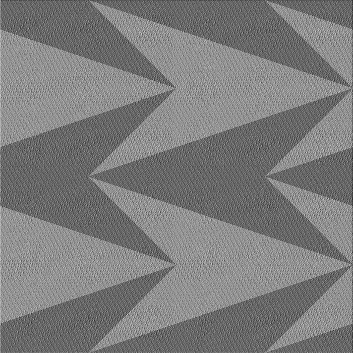 Round Patterned Ash Gray Rug, pat251gry