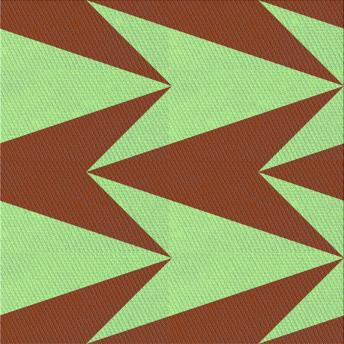 Round Machine Washable Transitional Green Rug, wshpat251lblu