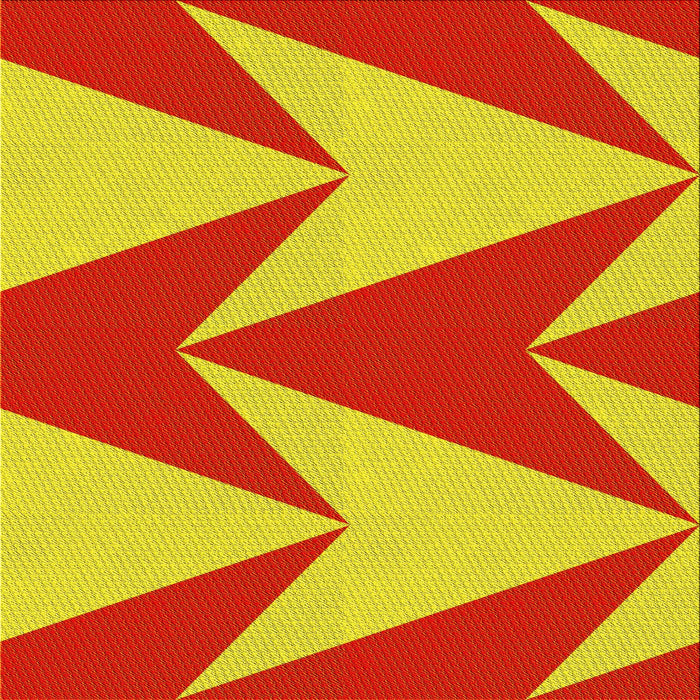 Round Patterned Golden Yellow Rug, pat251yw