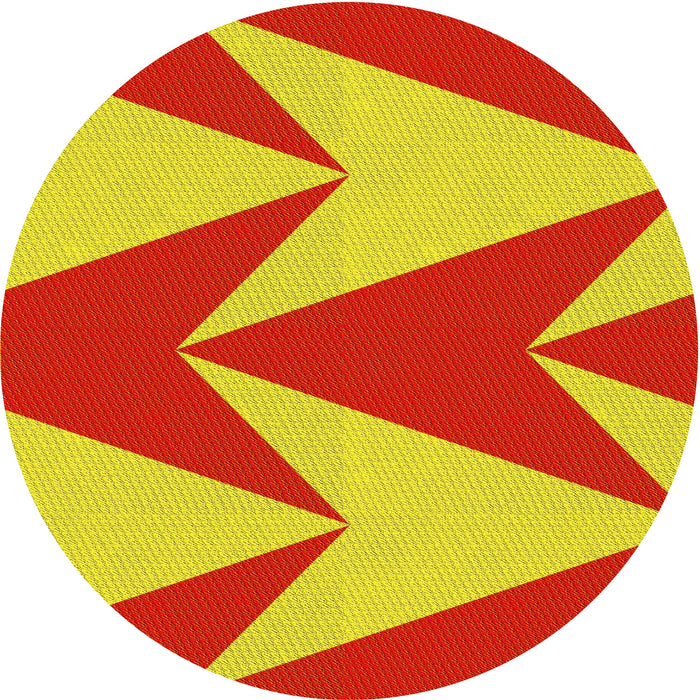 Square Patterned Golden Yellow Rug, pat251yw