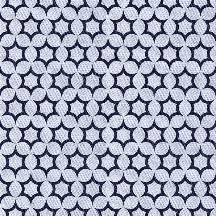 Round Patterned Lavender Blue Rug, pat2510blu