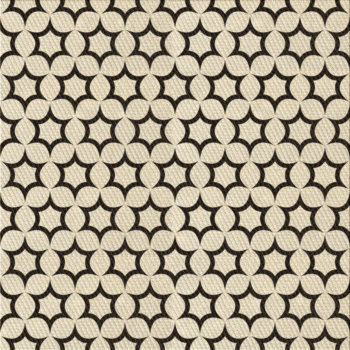 Round Machine Washable Transitional Wheat Beige Rug, wshpat2510brn