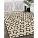 Machine Washable Transitional Wheat Beige Rug in a Family Room, wshpat2510brn