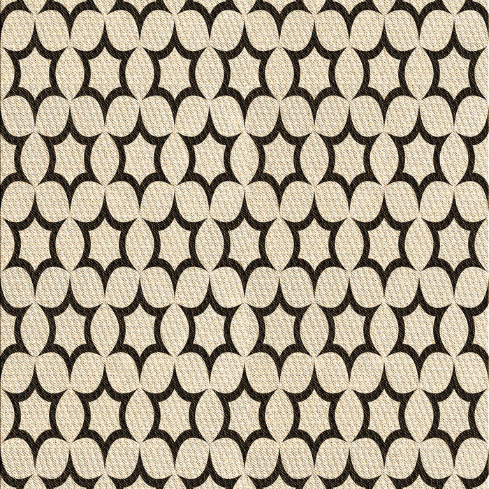 Patterned Wheat Beige Rug, pat2510brn