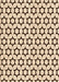 Patterned Sienna Brown Rug, pat2510org