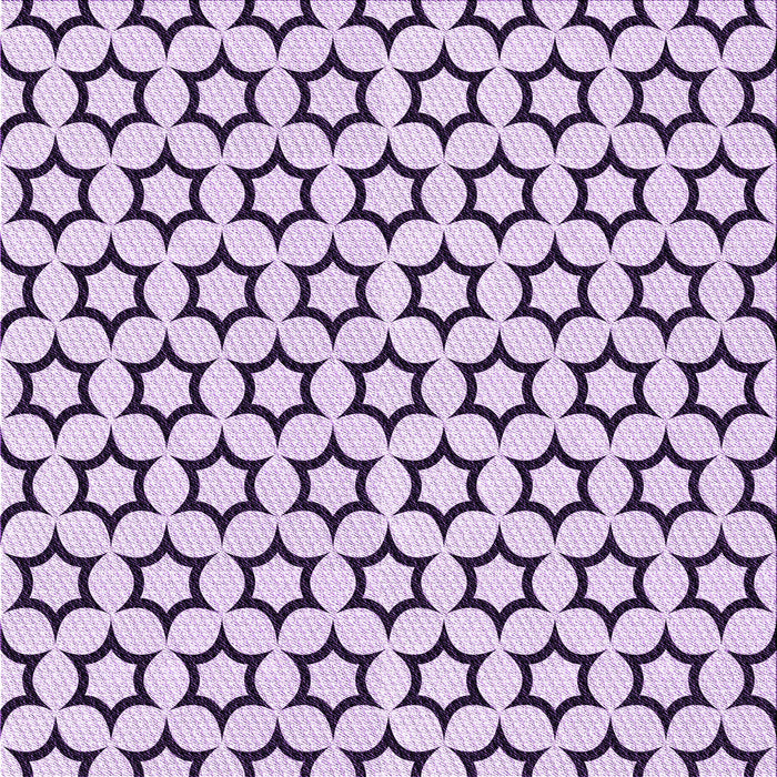 Round Machine Washable Transitional Bright Grape Purple Rug, wshpat2510pur