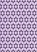 Patterned Bright Grape Purple Rug, pat2510pur