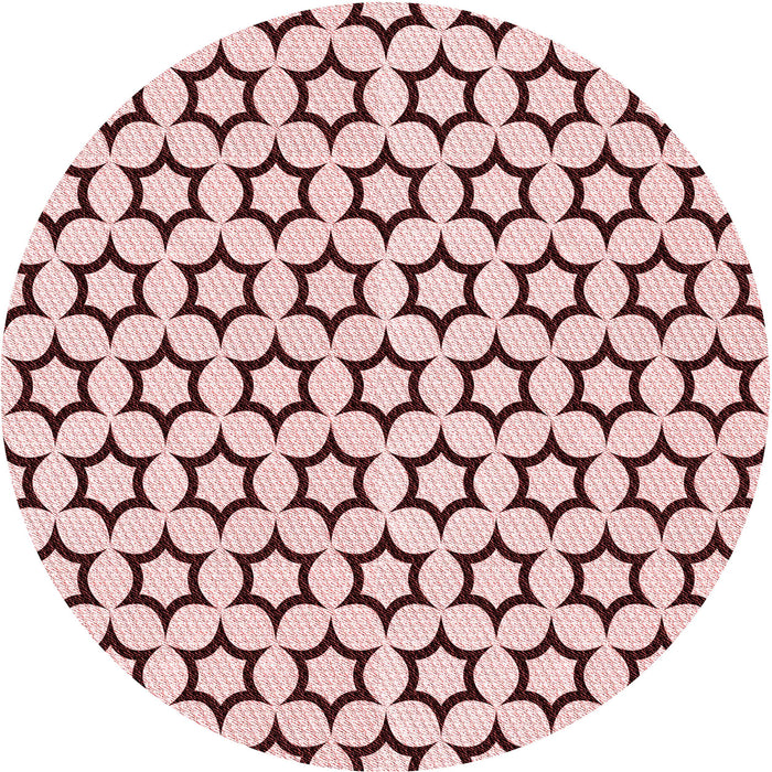 Square Machine Washable Transitional Light Rose Pink Rug in a Living Room, wshpat2510rd