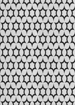 Patterned Gray Novelty Rug, pat2510