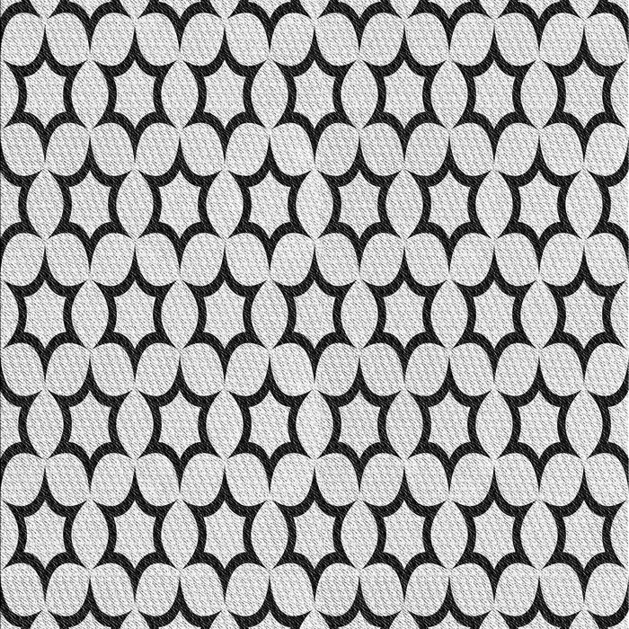 Patterned Gray Novelty Rug, pat2510