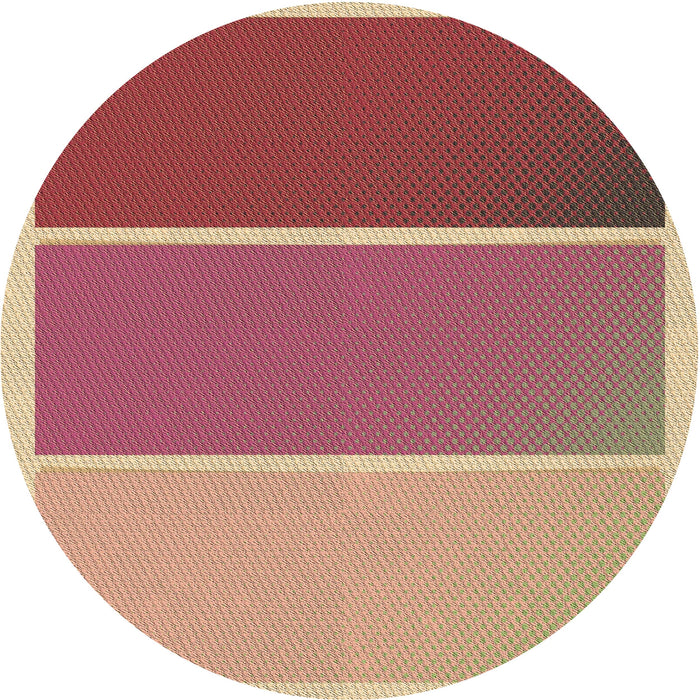 Square Patterned Crimson Red Rug, pat2511brn