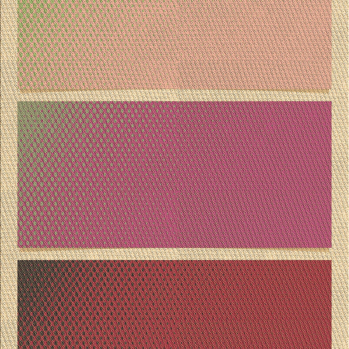 Patterned Crimson Red Rug, pat2511brn