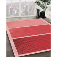 Patterned Red Rug, pat2511rd