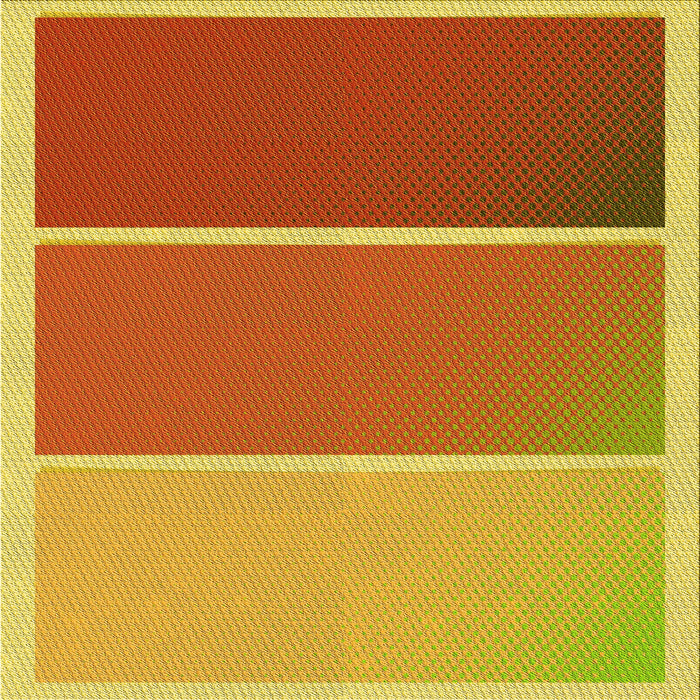 Round Patterned Scarlet Red Rug, pat2511yw