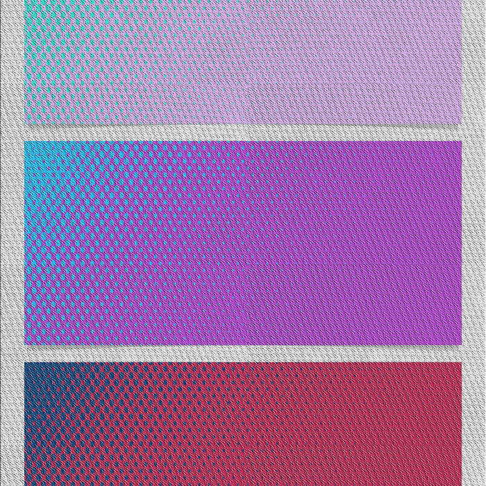 Patterned Violet Red Pink Novelty Rug, pat2511