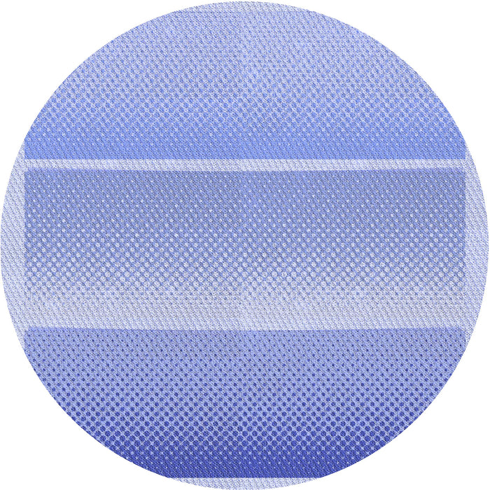 Square Patterned Light Slate Blue Rug, pat2512blu