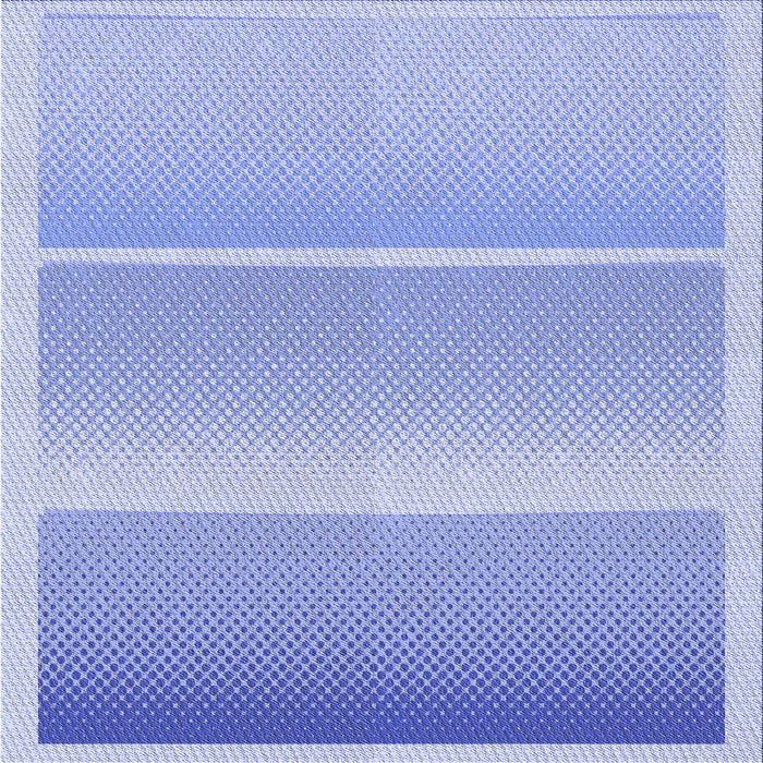 Round Patterned Light Slate Blue Rug, pat2512blu