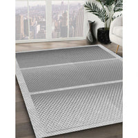 Patterned Platinum Gray Rug, pat2512gry