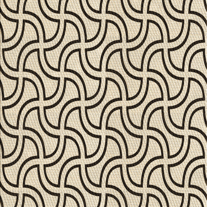 Machine Washable Transitional Coffee Brown Rug, wshpat2513brn