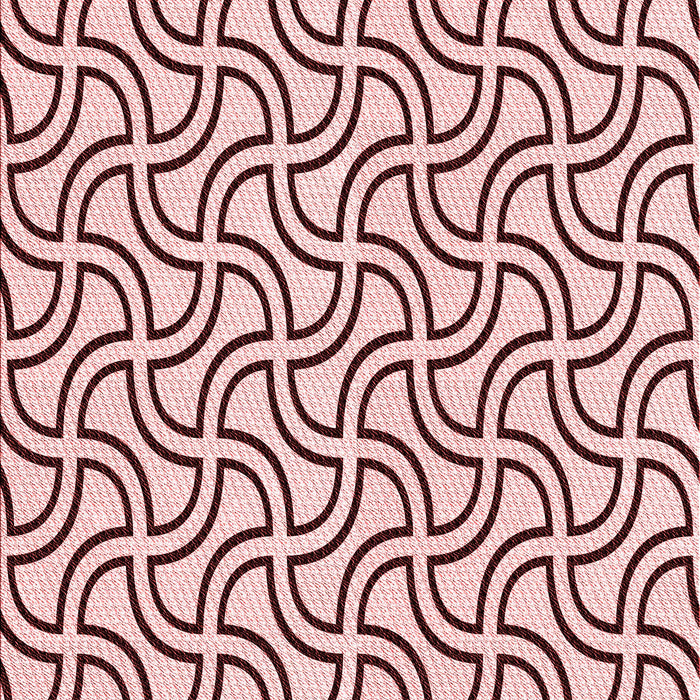 Patterned Light Rose Pink Rug, pat2513rd