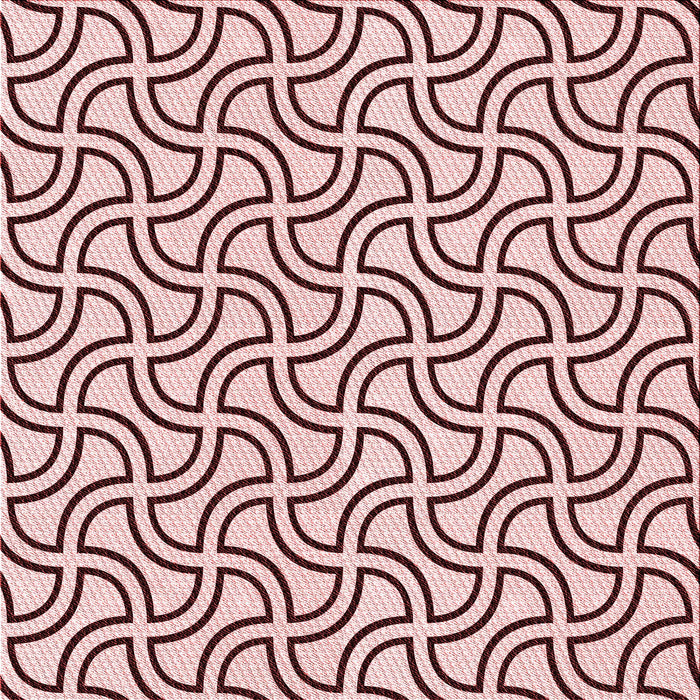 Round Patterned Light Rose Pink Rug, pat2513rd