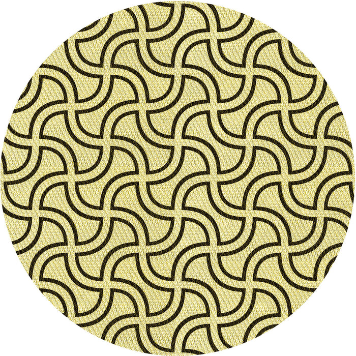 Square Patterned Oak Brown Rug, pat2513yw