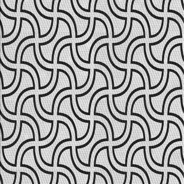 Machine Washable Transitional White Smoke Rug, wshpat2513