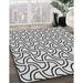 Machine Washable Transitional White Smoke Rug in a Family Room, wshpat2513