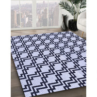 Patterned Blue Rug, pat2514blu