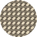 Square Patterned Milk Chocolate Brown Rug, pat2514brn