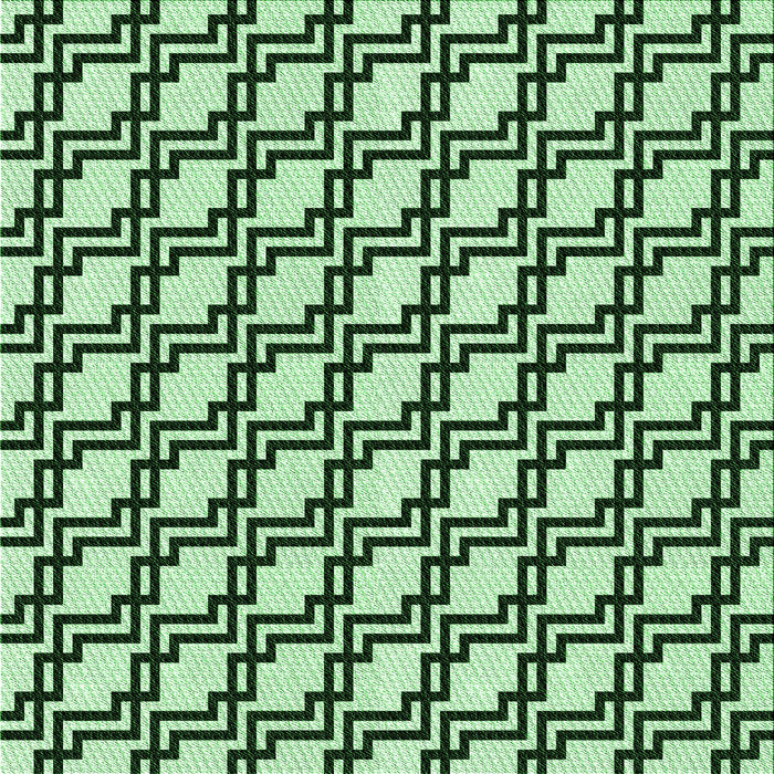 Round Machine Washable Transitional Deep Emerald Green Rug, wshpat2514grn